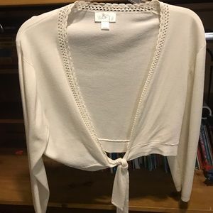 White LOFT shrug
